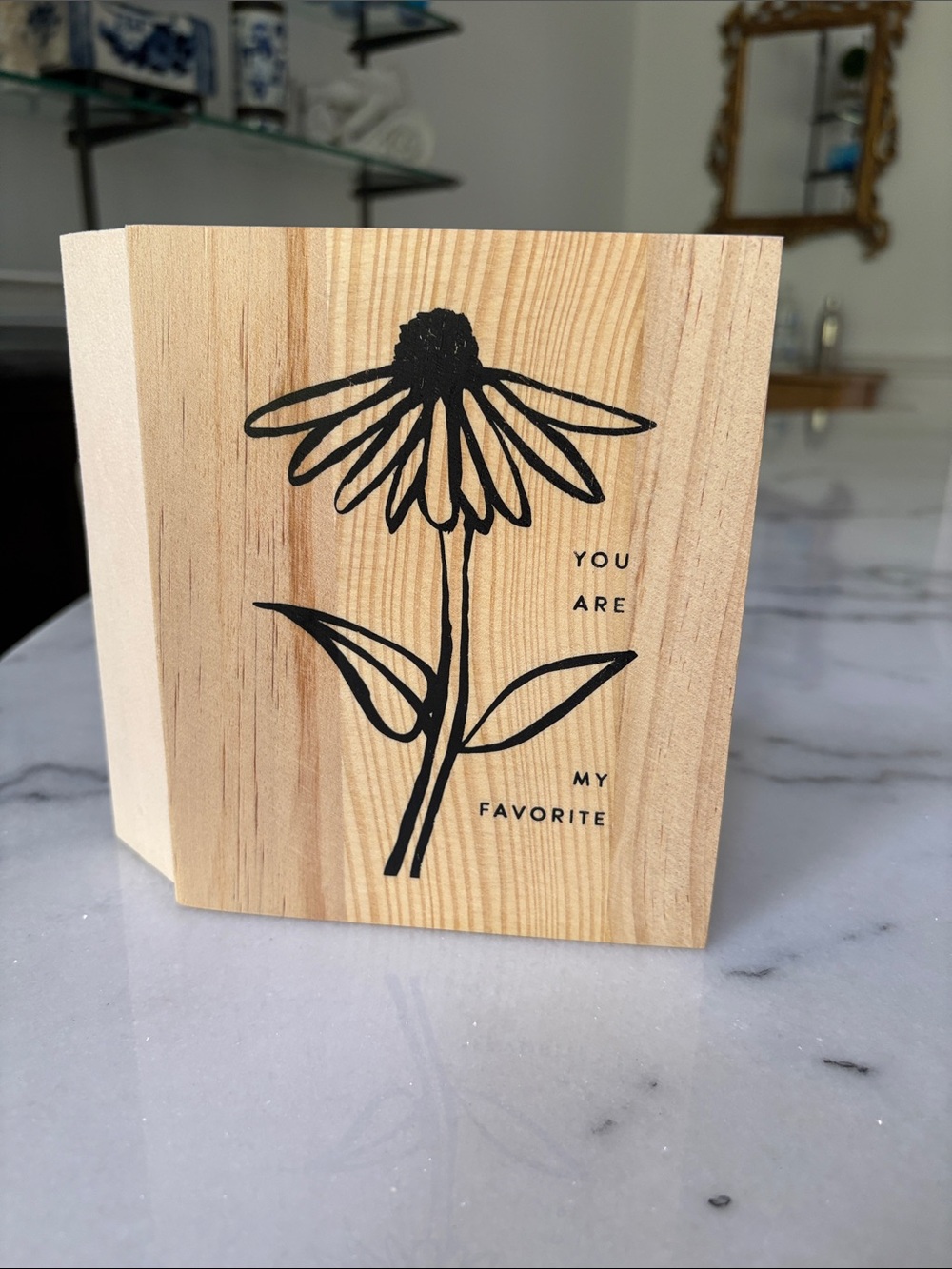 Wood Box Santa Barbara Design Studio “ You are My Favorite “ Gift